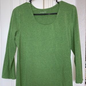 Liz Claiborne green blouse